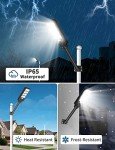 Sararoom 8-Pack 400W Solar LED Motion Lights