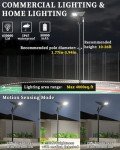 Gefolly Solar Street Light with Motion Sensor