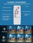 Sararoom 8-Pack 400W Solar LED Motion Lights