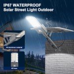 Bright 7000W Solar Street Light with Remote Control