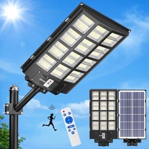 1800W Solar Street Light with Remote & Motion Sensor