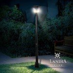 Tall Solar Lamp Post Light for Outdoor Decor