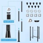 13Ft Adjustable Metal Solar Street Light Pole