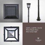 Tall Solar Lamp Post Light for Outdoor Decor