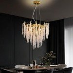 Modern Crystal Chandelier with G9 Lamp Holder