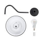 Gama Sonic Solar Barn Light with Dusk to Dawn Sensor