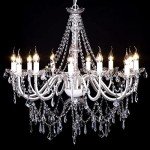 Elegant Crystal Chandelier with 12 Lights