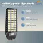 9000W Solar Street Light – 680000 Lumens, 2 Pack