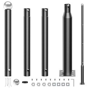 13FT Outdoor Solar Lamp Post for Gardens & Pathways
