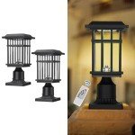 Seovix Dusk to Dawn Solar Post Lights - 2 Pack