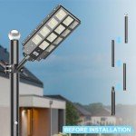 13FT Outdoor Solar Lamp Post for Gardens & Pathways