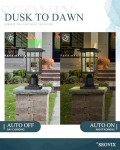 Seovix Dusk to Dawn Solar Post Lights - 2 Pack