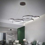 Modern LED Dimmable Pendant Lamp with Remote
