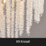 Modern Crystal Chandelier with G9 Lamp Holder
