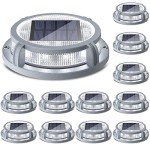 SIEDiNLAR Solar Deck Lights - 12 Pack, 2 Modes