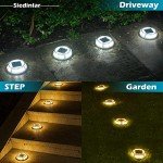 SIEDiNLAR Solar Deck Lights - 12 Pack, 2 Modes