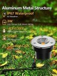20-Pack LED Low Voltage Landscape Well Lights