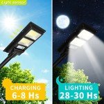 200W Solar Street Light with Remote Control (2 Pack)