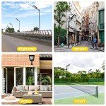200W Solar Street Light with Remote Control (2 Pack)