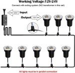 20-Pack LED Low Voltage Landscape Well Lights