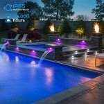 8-Pack 7-Inch Color Changing RGB Hardscape Lights