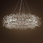 Extra Large Round Crystal Chandelier - 120cm