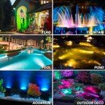 T-SUN Waterproof RGB Pond Lights with Timer (3-Pack)