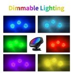 Bright Waterproof Solar Pond Lights – Set of 3