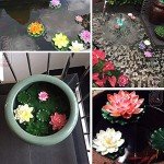 5-Piece Waterproof Lotus Lamp for Outdoor Decor