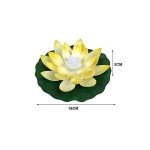 5-Piece Waterproof Lotus Lamp for Outdoor Decor