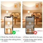Smart Bluetooth Dimmable Light Bulbs - 4 Pack