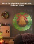 Smart LED Curtain Lights with Color Changing RGBIC