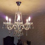 Elegant 6-Arm Crystal Chandelier for Any Space