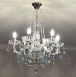 Elegant 6-Arm Crystal Chandelier for Any Space