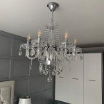 Elegant 6-Arm Crystal Chandelier for Any Space