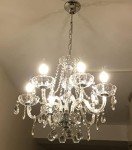 Elegant 6-Arm Crystal Chandelier for Any Space