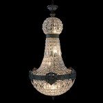 Retro Vintage Big LED Crystal Chandelier Lamp
