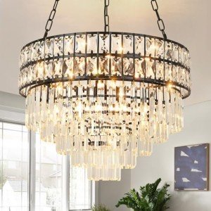Modern Luxury Crystal Pendant Light Fixture