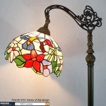 Tiffany Hummingbird Stained Glass Floor Lamp