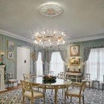 Modern Crystal Firework Chandelier - 20-Light Flush Mount