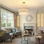 Modern Gold Crystal Chandelier for Home Decor