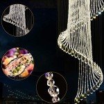 Modern Crystal Chandelier for Spiral Staircases