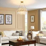 Modern Gold Crystal Chandelier for Home Decor
