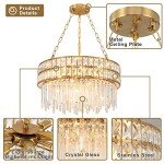 Modern Gold Crystal Chandelier for Home Decor
