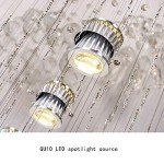Modern Crystal Chandelier for Spiral Staircases