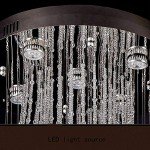 Modern Crystal Chandelier for Spiral Staircases