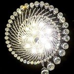 Modern Crystal Chandelier for Spiral Staircases