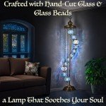 Turkish Mosaic 7-Foot Floor Lamp - Boho Chic