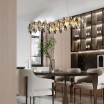 Crystal Chandelier Pendant Light with Vintage Gold