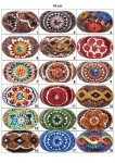 7ft Turkish Moroccan Mosaic Floor Lamp with 11 Globes